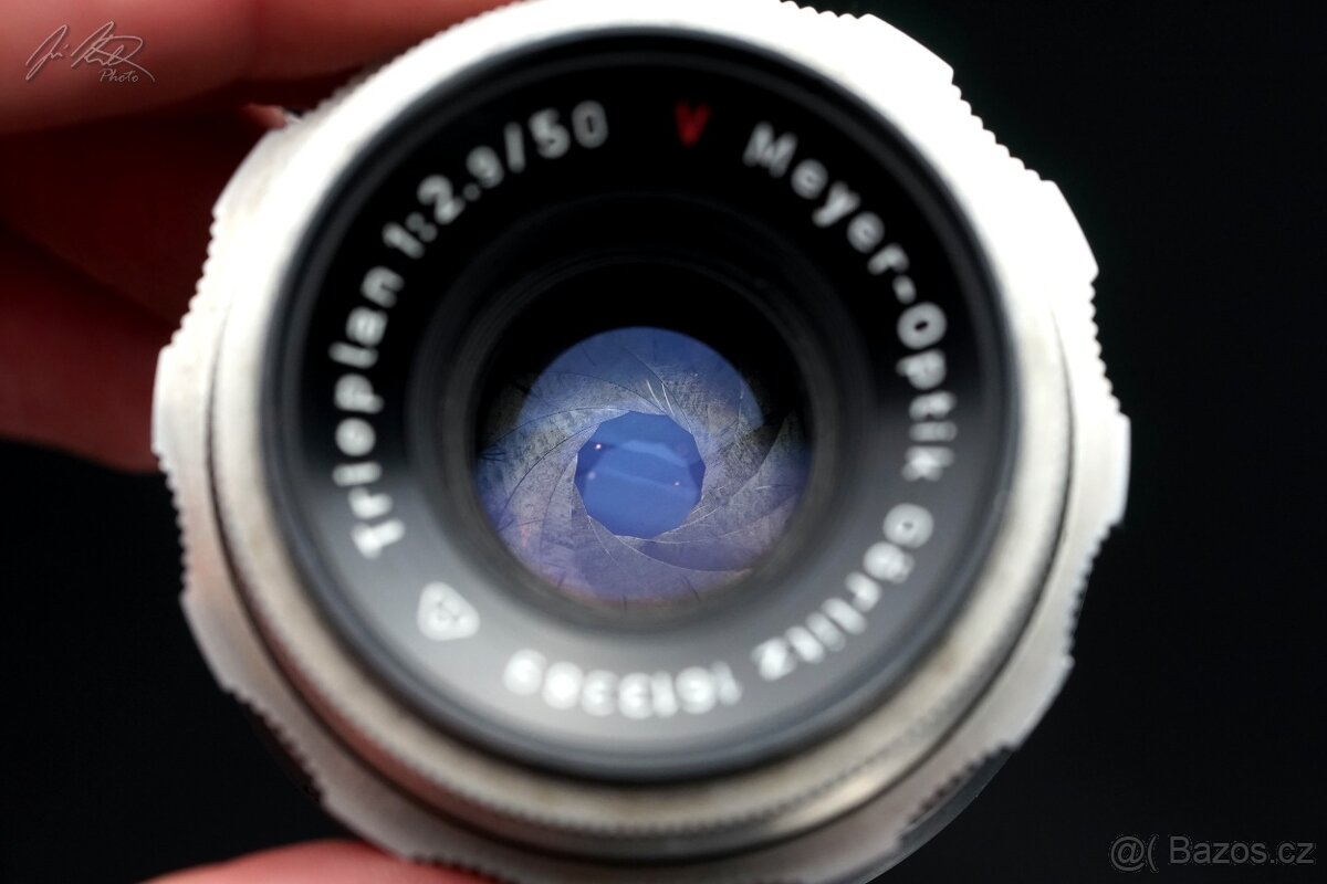Meyer Trioplan 50mm f2,9 střibrný + Exa Ihagee Dresden - 11