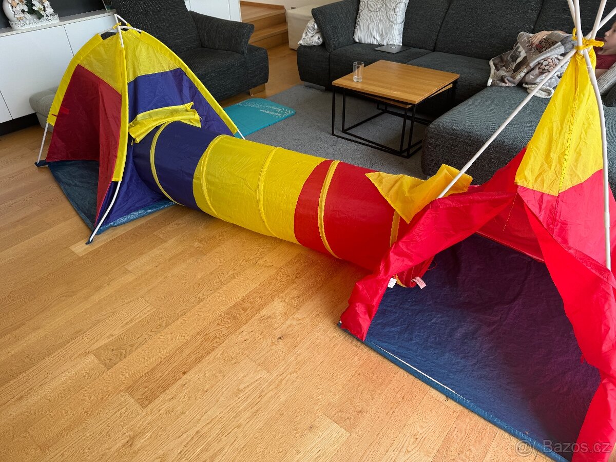 Dětský stan s tunelem - 11