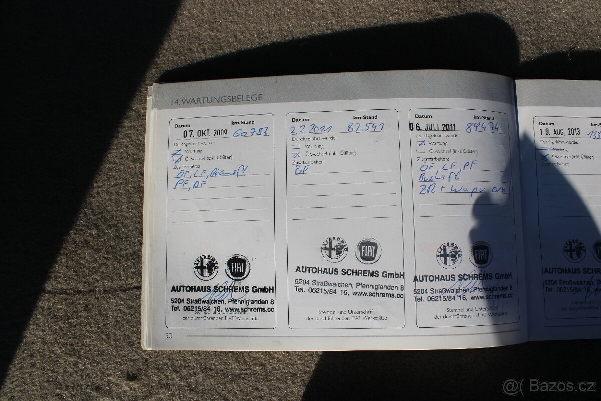 Prodám Fiat Croma 1,9JTD 88KW, STK 4/2026,DIG.KLIMA, r.v. 20 - 11