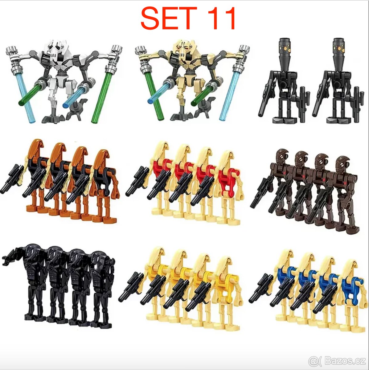 Rôzne figúrky Star Wars 4 (8ks) typ lego - nové - 11