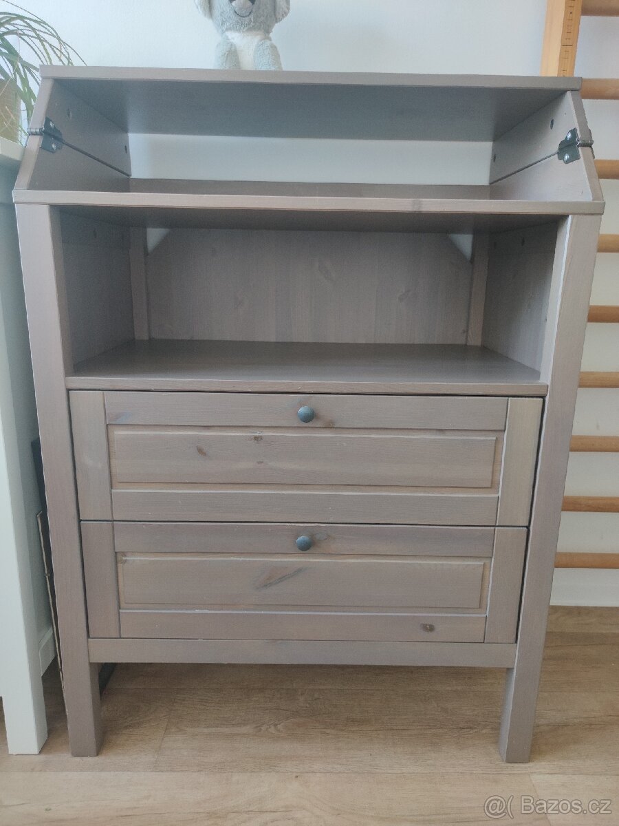 Dětská postýlka a přebalovací pult SUNDVIK IKEA - 11