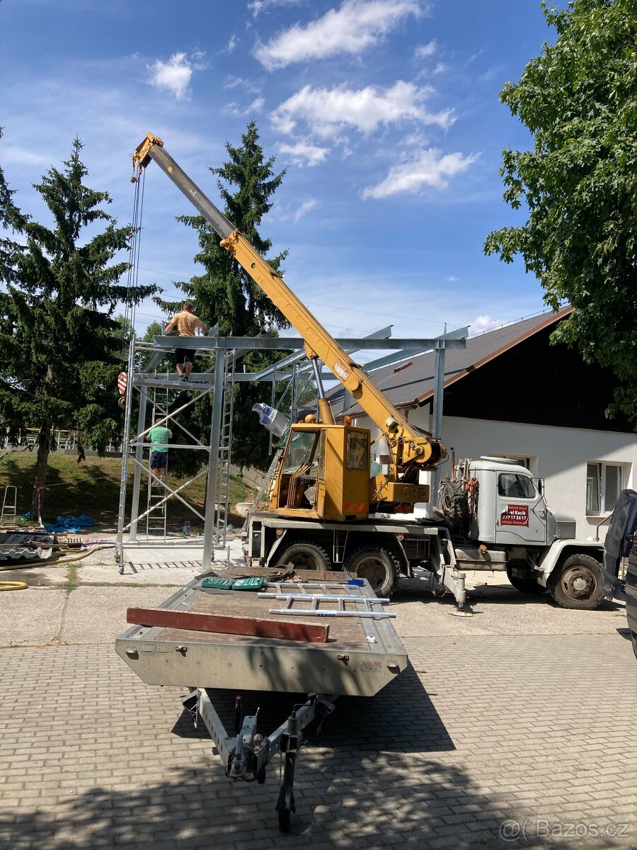 prodám autojeřáb Praga V3S AD 80 - 11