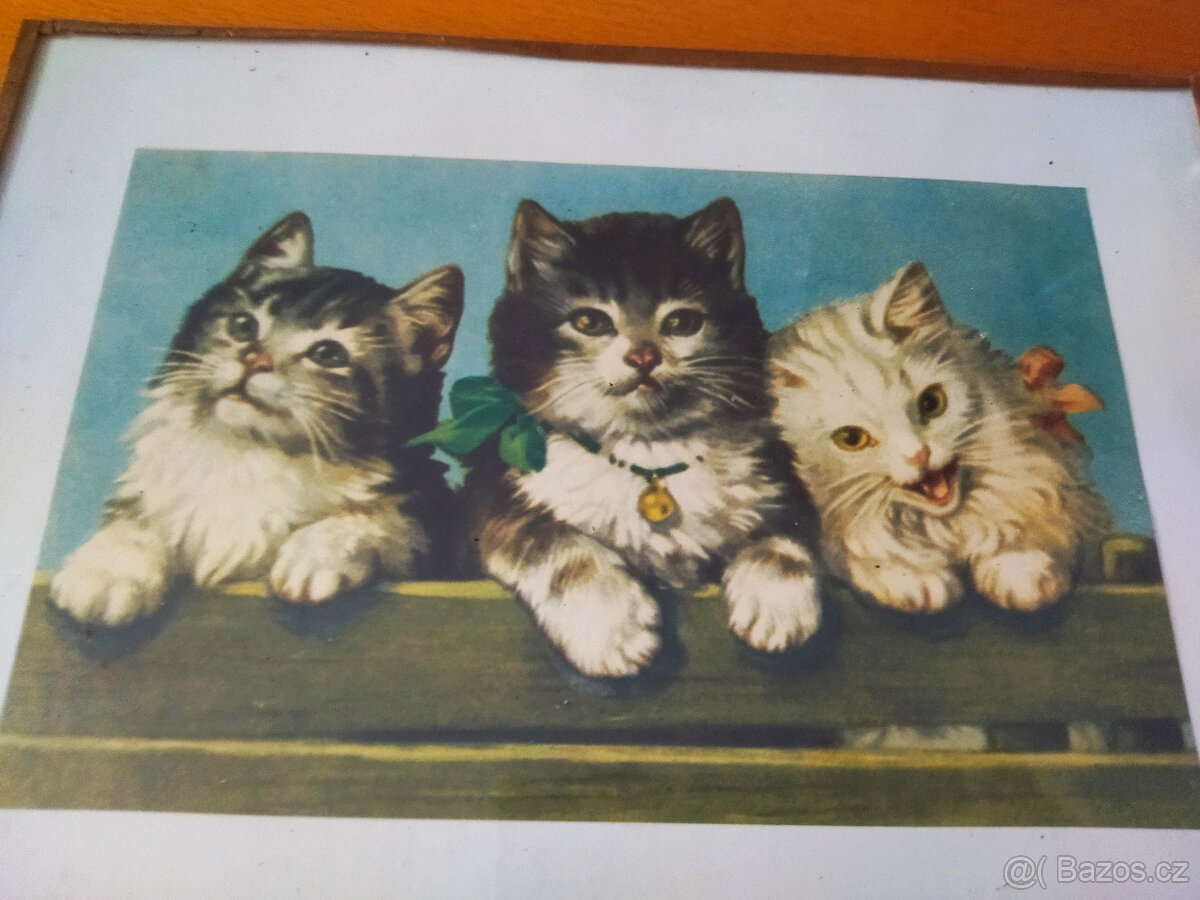 rámečky na dekoraci, retro dřev. polička,kovové odlitky, obr - 11