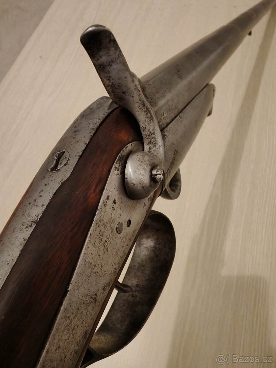 Historická jednohlavňová brokovnice - 11