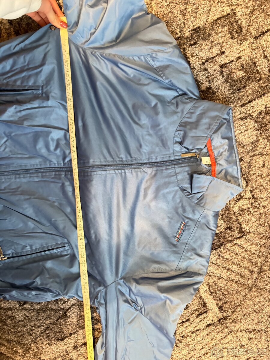 Modrá jezdecká outdoorová bunda - 11