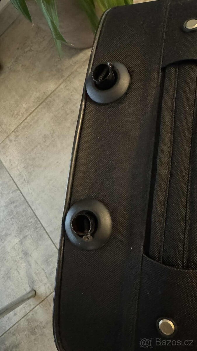 2x cestovní kufr, plátěný, vystužený. - 11
