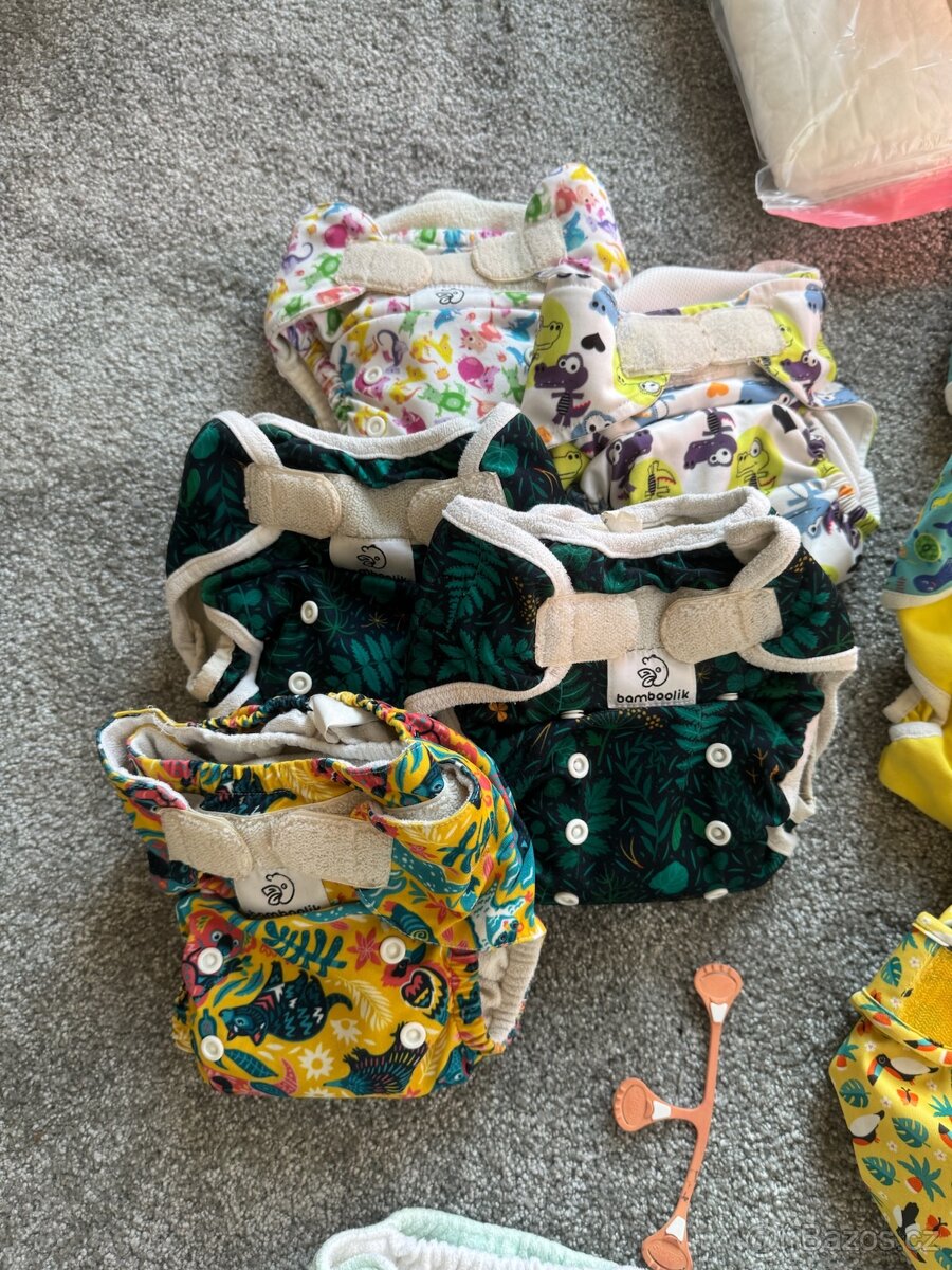 Látkové pleny Bamboolik - komplet - 11