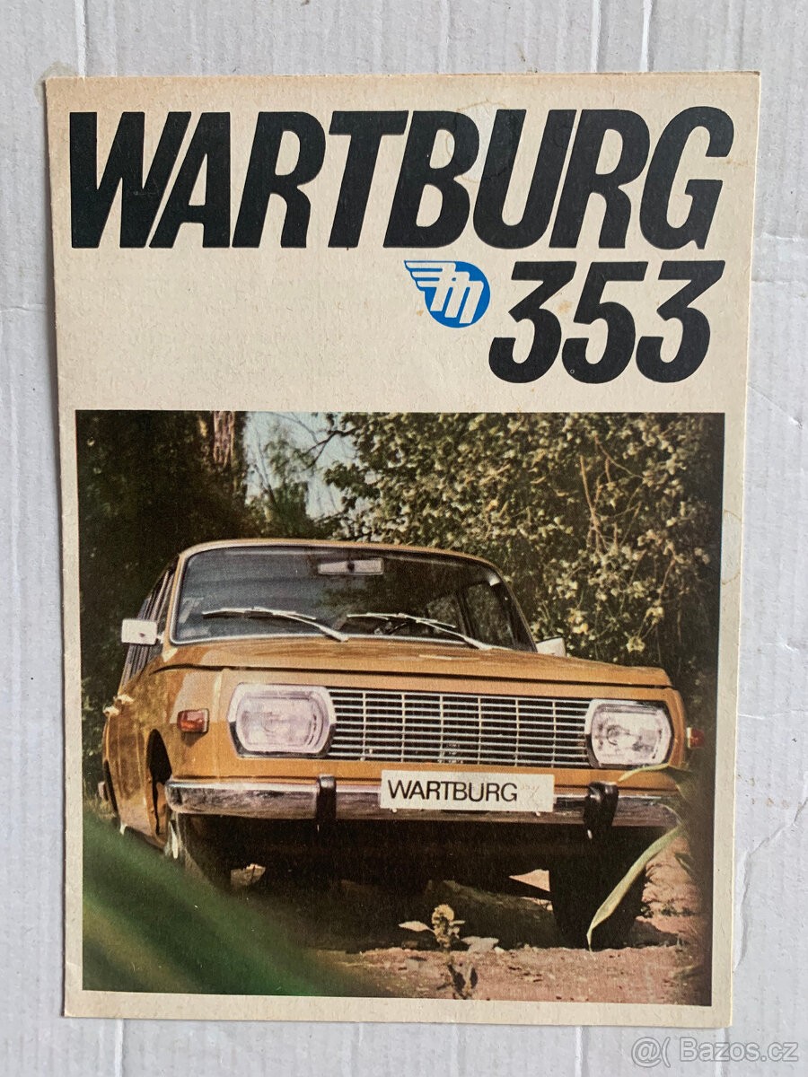 Wartburg 1000 353W – soubor knih, příruček a prospektů - 11