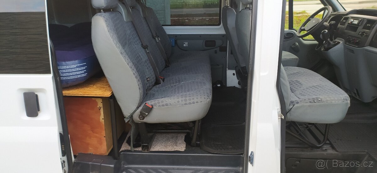 FORD TRANSIT 260S 2,2TDCi63kwrv9/2009,6 MÍST+SPANÍ OBYTNÝ - 11