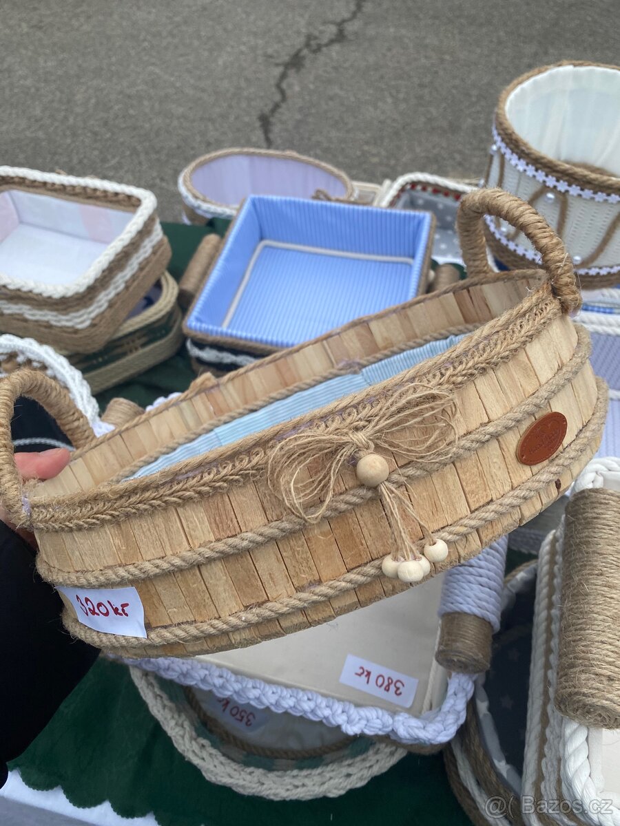 Ručně vyráběné košíky a košíčky - 11