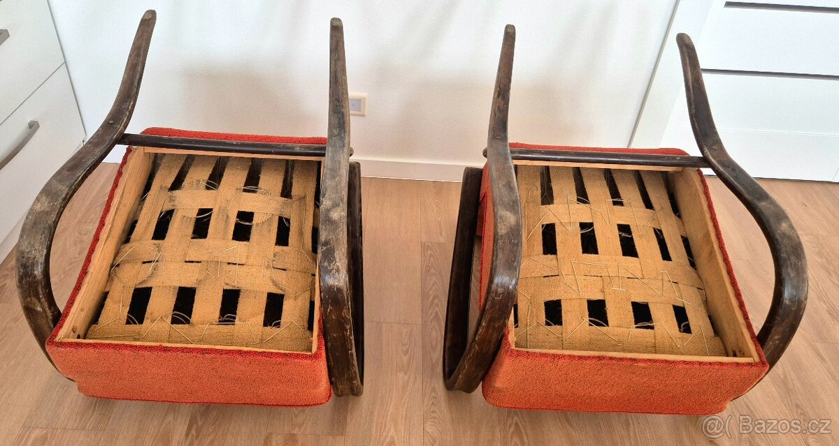 Prodám československá křesla Halabala H 269 - 11