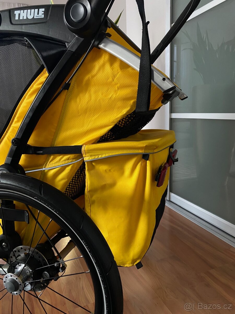💛🖤 Thule Chariot Sport + 3 sety 🖤💛 - 11