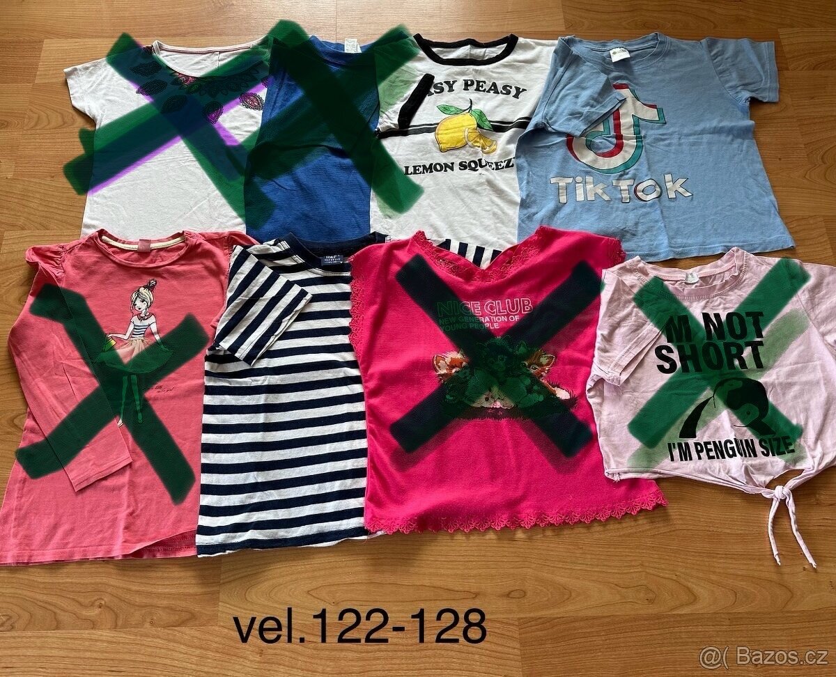 Mikiny a trička holky vel. 122-164 - 11
