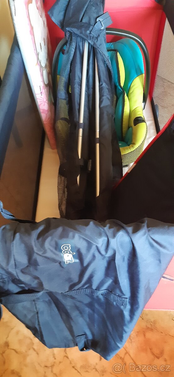 Postýlka cestovní skl. ZOPA, autosedačka, plov. deska - 11