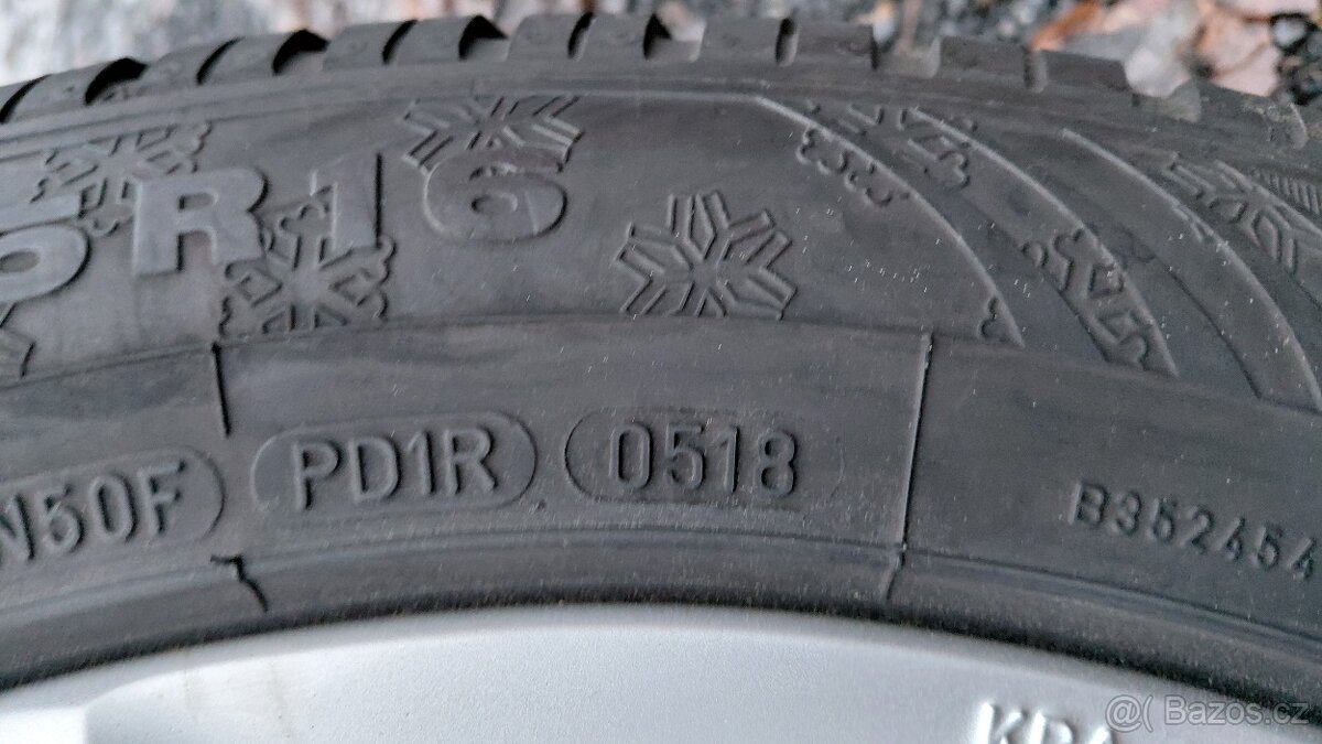 alu VW Golf 7,Sportsvan,Golf 6,Touran,Caddy,zimní 205/55/16 - 11