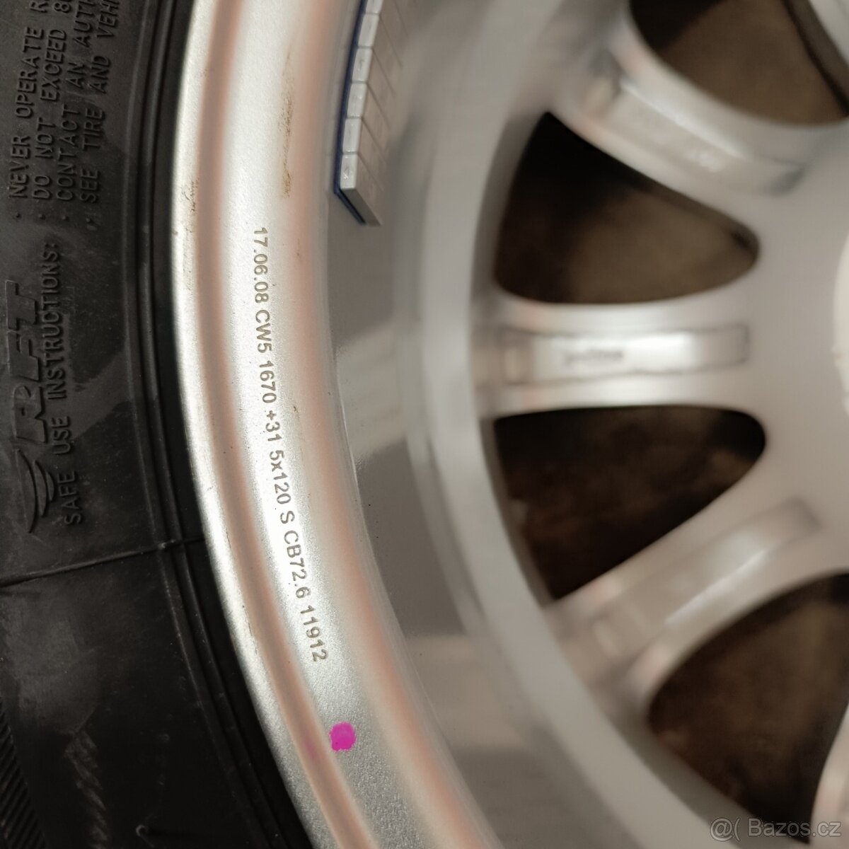 ALU kola OXXO 5x120 zimní pneu 205/60/16 NOVÁ SADA - 11