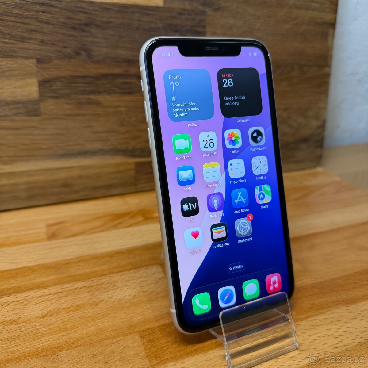 IPhone 11 64GB, bílý, 100% baterie (rok záruka) - 11