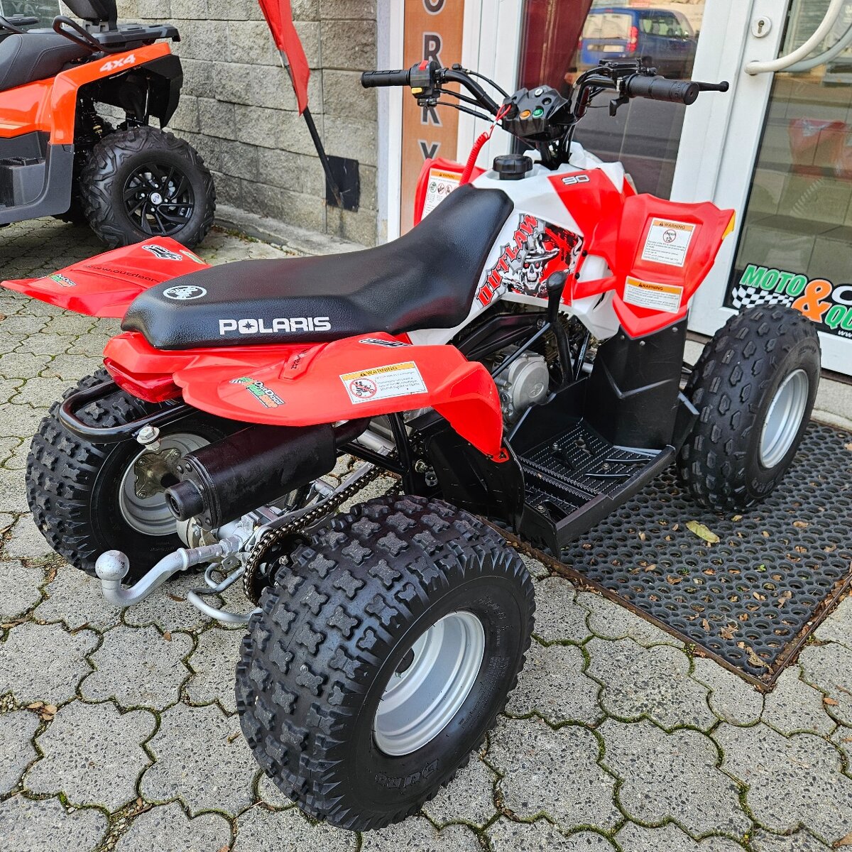 Polaris Outlaw 90, ČR, nové brzdové obložení, 6kw - 11