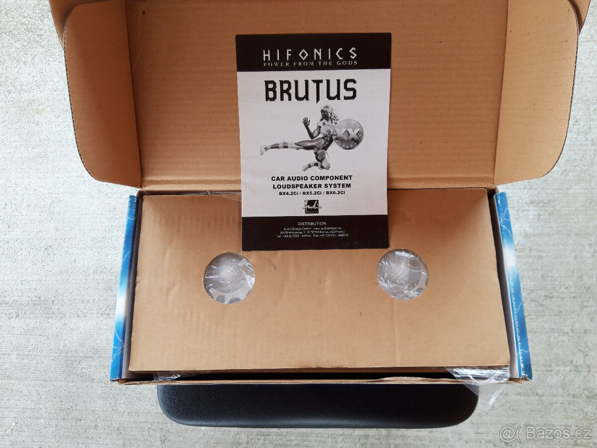 =ø13cm= HIFONICS BRUTUS - dvojpásmové 13cm kompá 2x100W RMS - 11