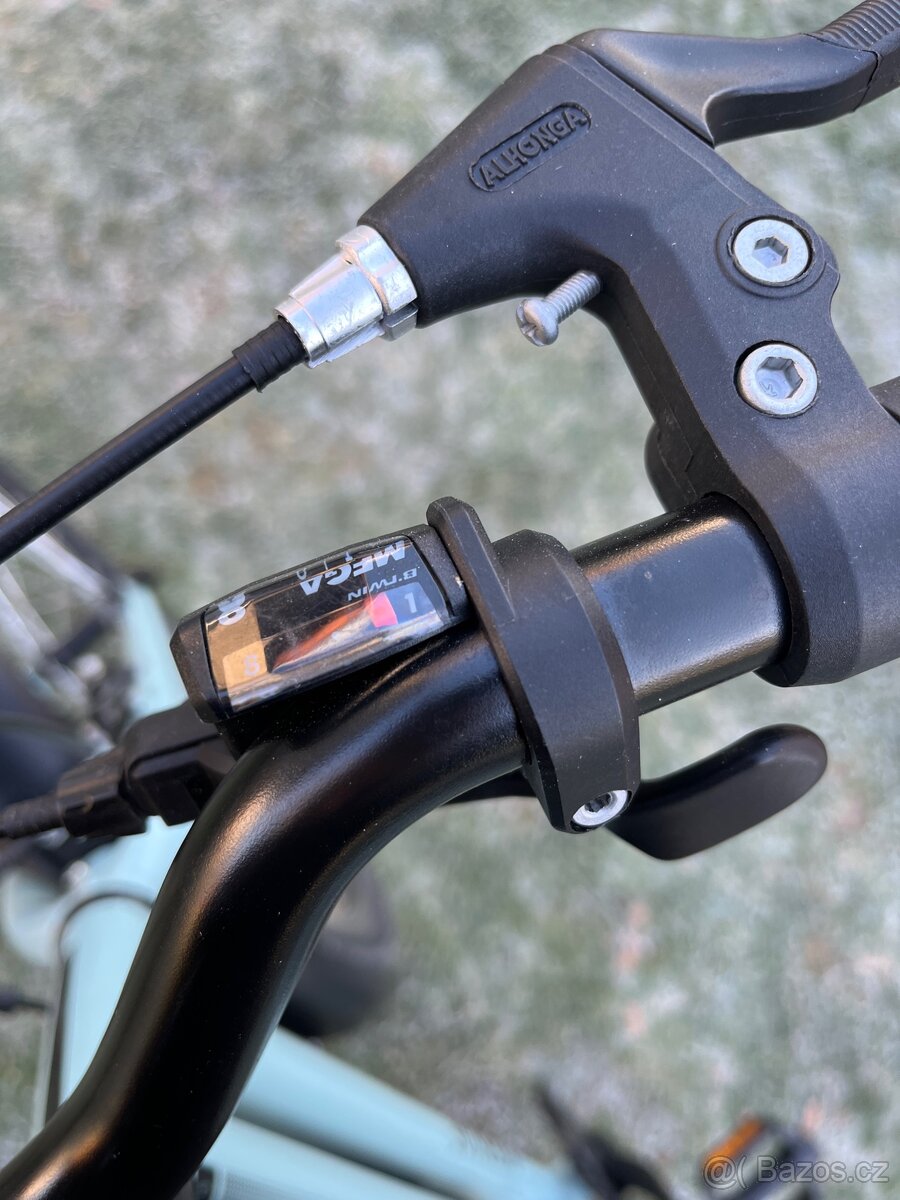 Trekové kolo Riverside 120 se sníženým rámem zelené - 11