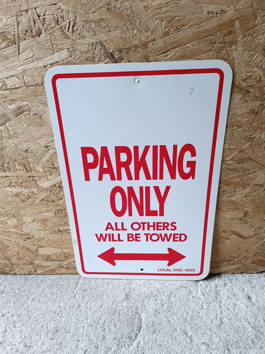 Stará Americká cedule, značka 60x77 cm slusna dekorace - 11