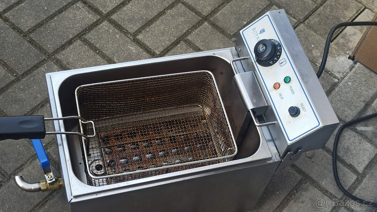 Elektrická Gastro friteza 17 l - 11