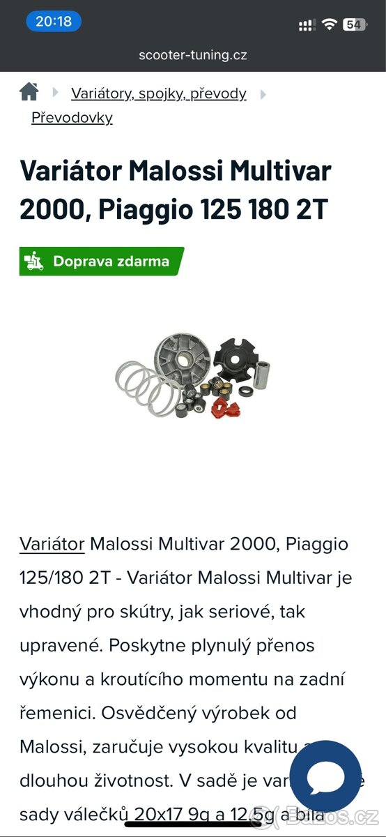 Aprilia sr 125 (kit180) - 11