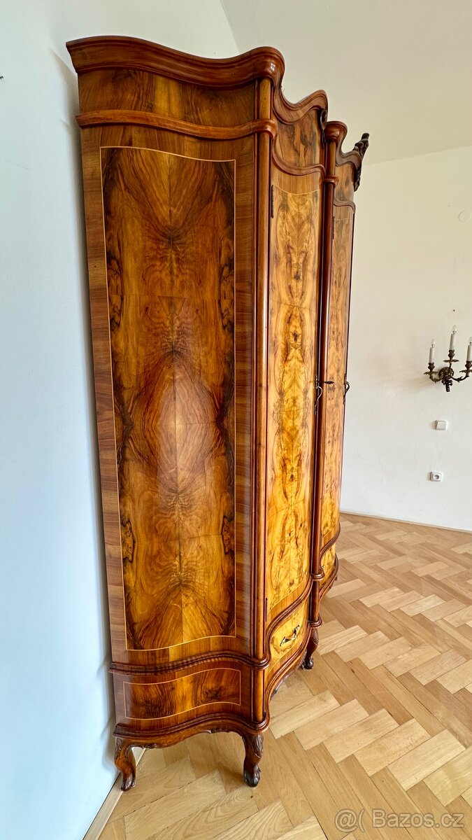 Empírová komoda a skříň - 11