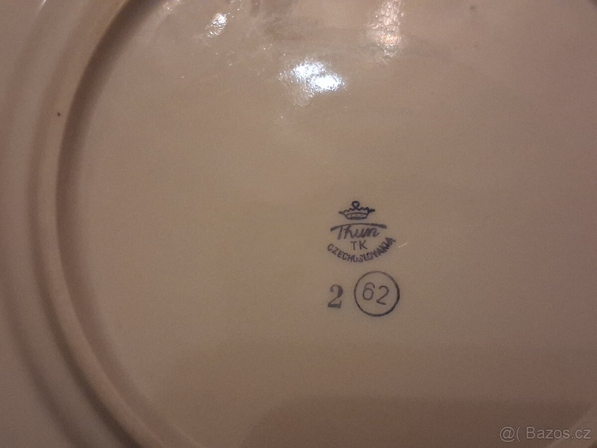 Jídelní starožitná souprava Thun Czechoslovakia - 11