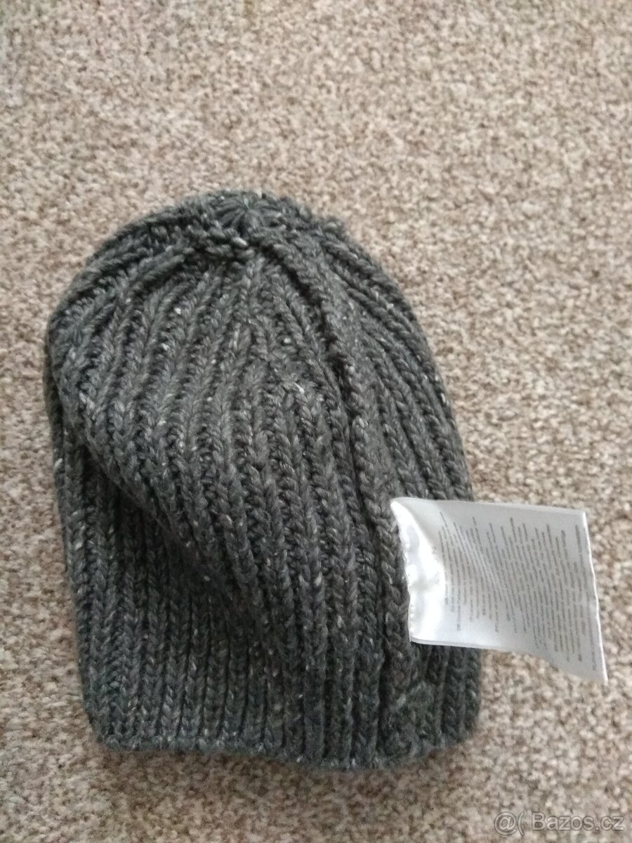 Nové dámské pletené sety - čepice, šála/kruhová šála - 11