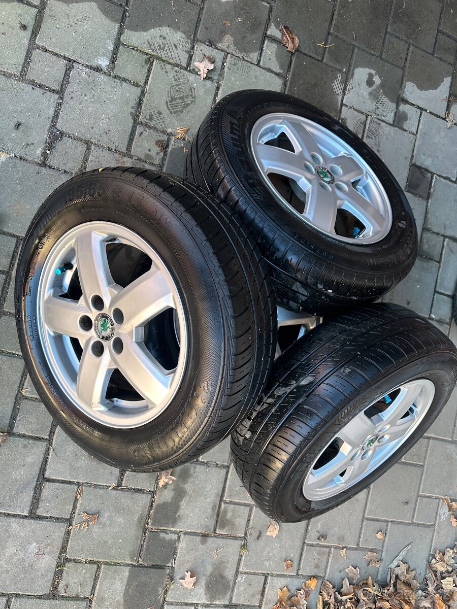 Originál alu Škoda Triton 5x100 r15 - 11