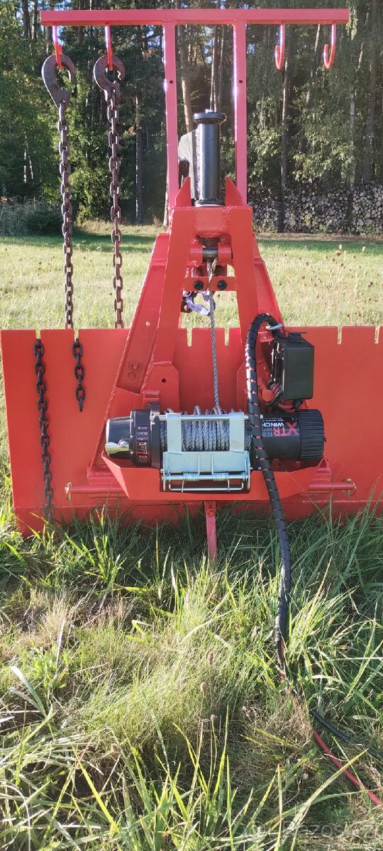 Elektrický naviják-štít za malotraktor - 11