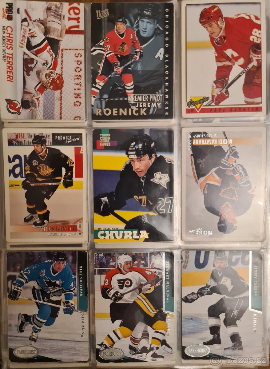 Hokejové karty NHL, inzerce 1 ze 2 - 11