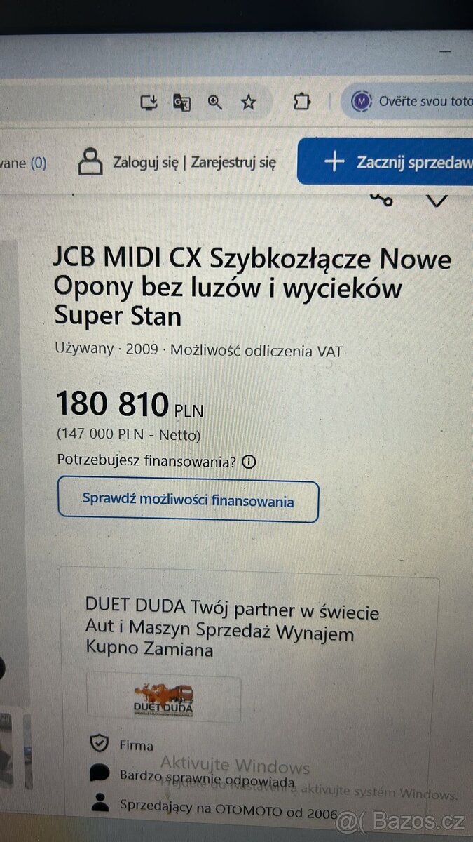 JCB MIDI rypadlo-nakladač TRAKTOR-BAGR - 11