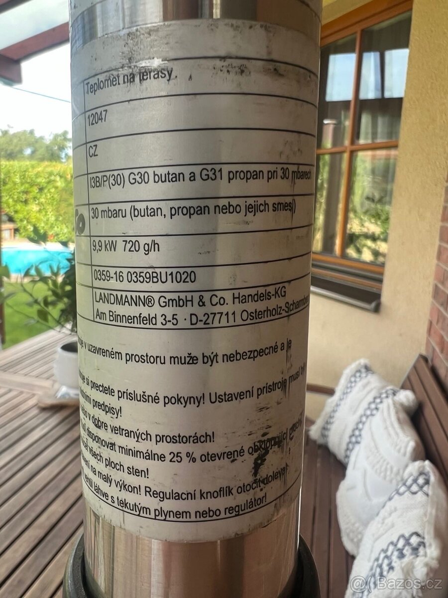 Landmann tepelný zářič 12047 Plynová stavitelná lampa - 11