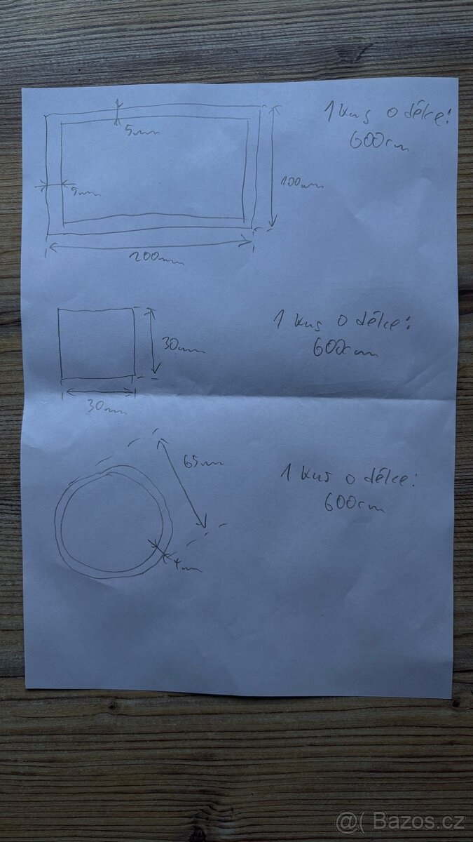 Hliníkové profily, ocelové kulatiny, Al trubky z nosítek - 11