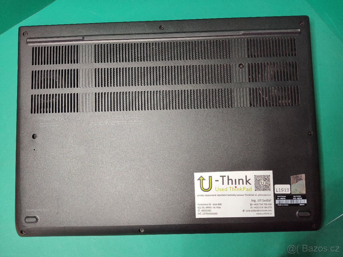 Lenovo Thinkpad p16v g1 i9-13900H 32G√1TB√RTX2000√4KLCD√DPH - 11