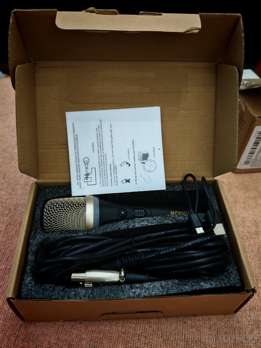 Dynamický mikrofon Tonor D2 RGB - 11