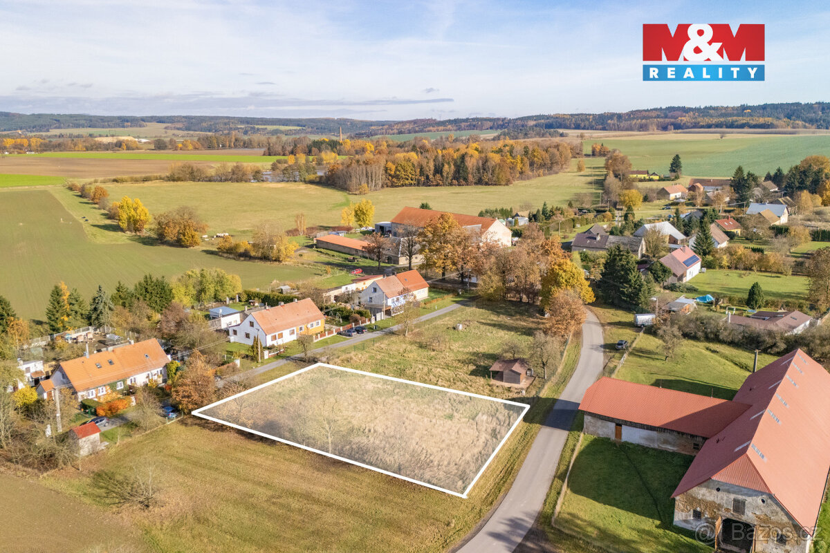 Prodej pozemku k bydlení, 1289 m², Nový Dvůr u Boru - 11