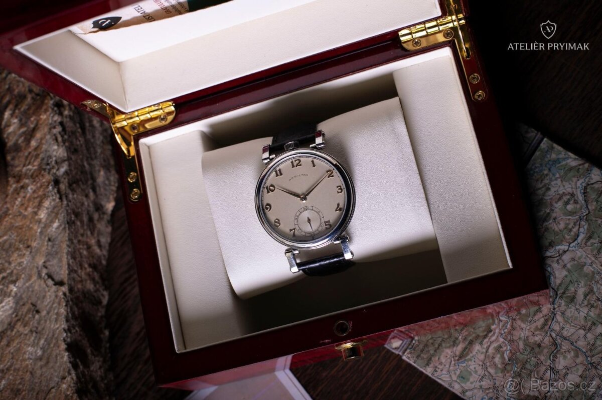 Starožitné americké hodinky HAMILTON 1930 - 11