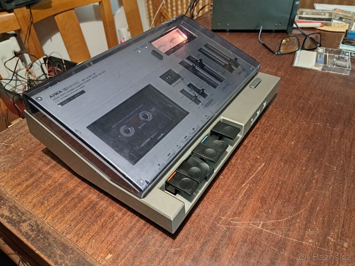 Kazetový magnetofon Aiwa AD-1250 krásný design, plně funkční - 11