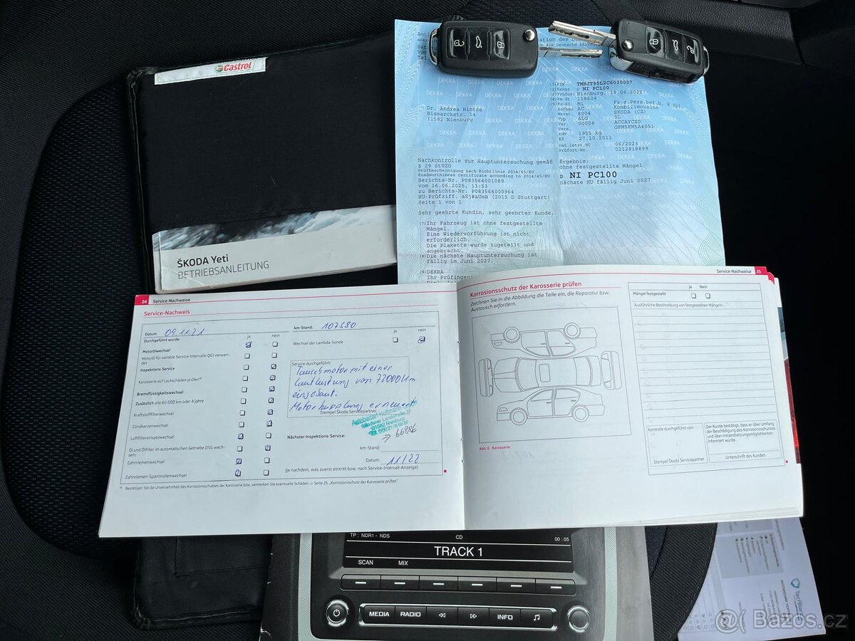 ŠKODA YETI 1.6 TDI SERVISNí KNIHA 118.970 km - 11