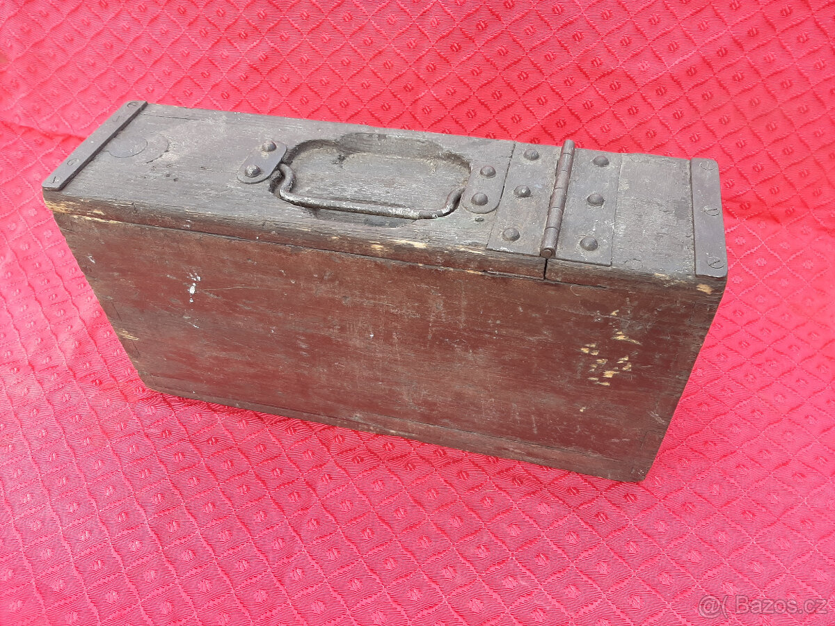 Bedna - kastlík pro kulomet MG08 - ww1 - 11