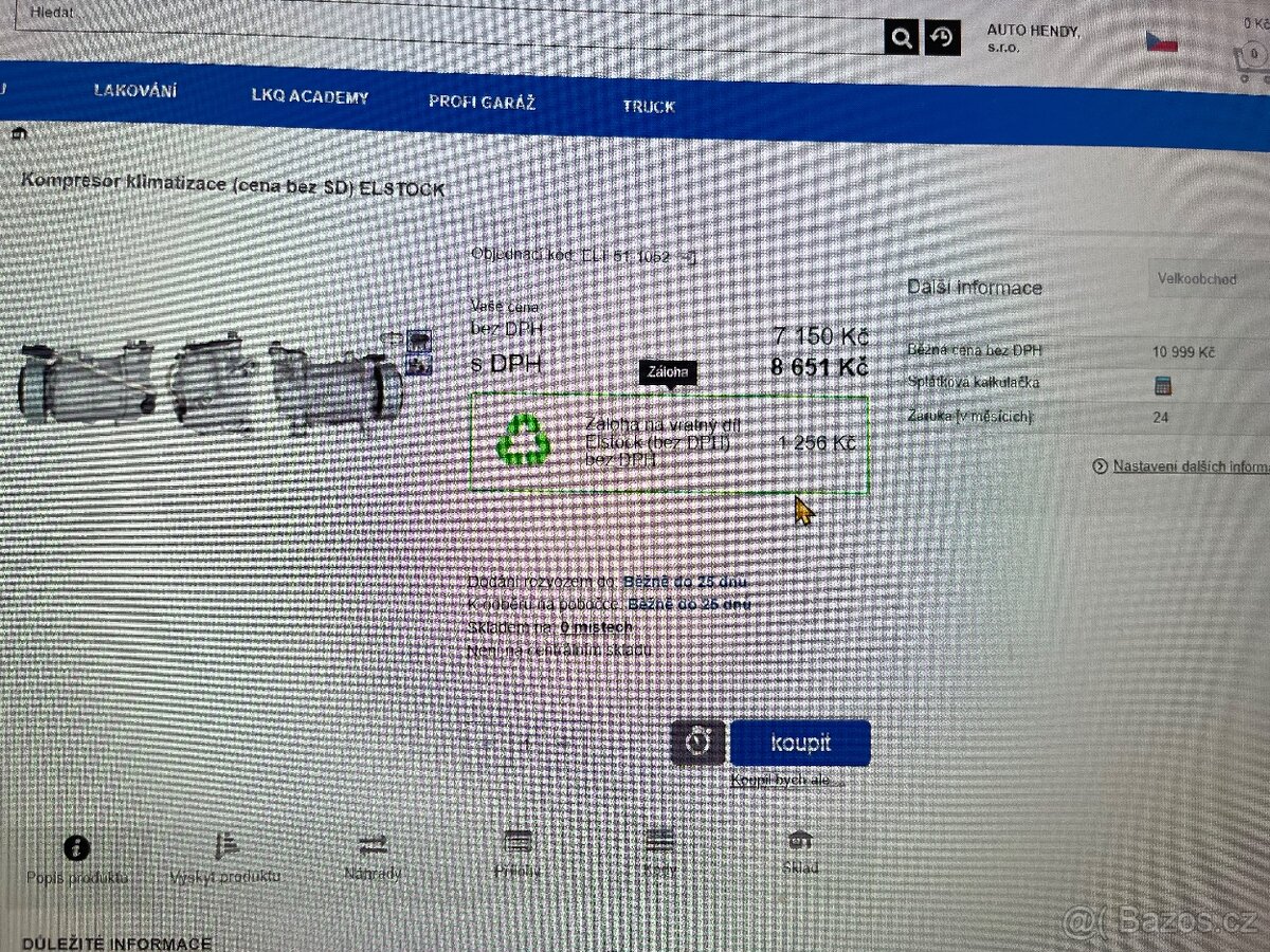 Prodám nový Klimakompresor 64525A3F1D2 - 11