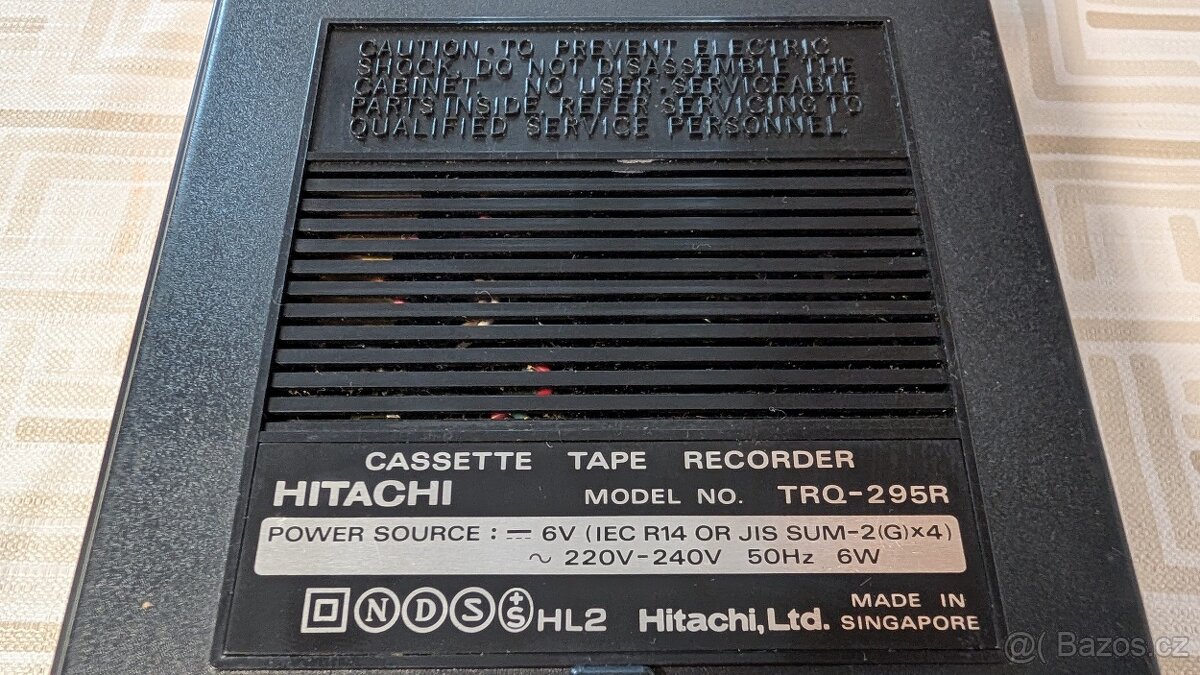 Kazetový magnetofon Hitachi TRQ-295R - 11