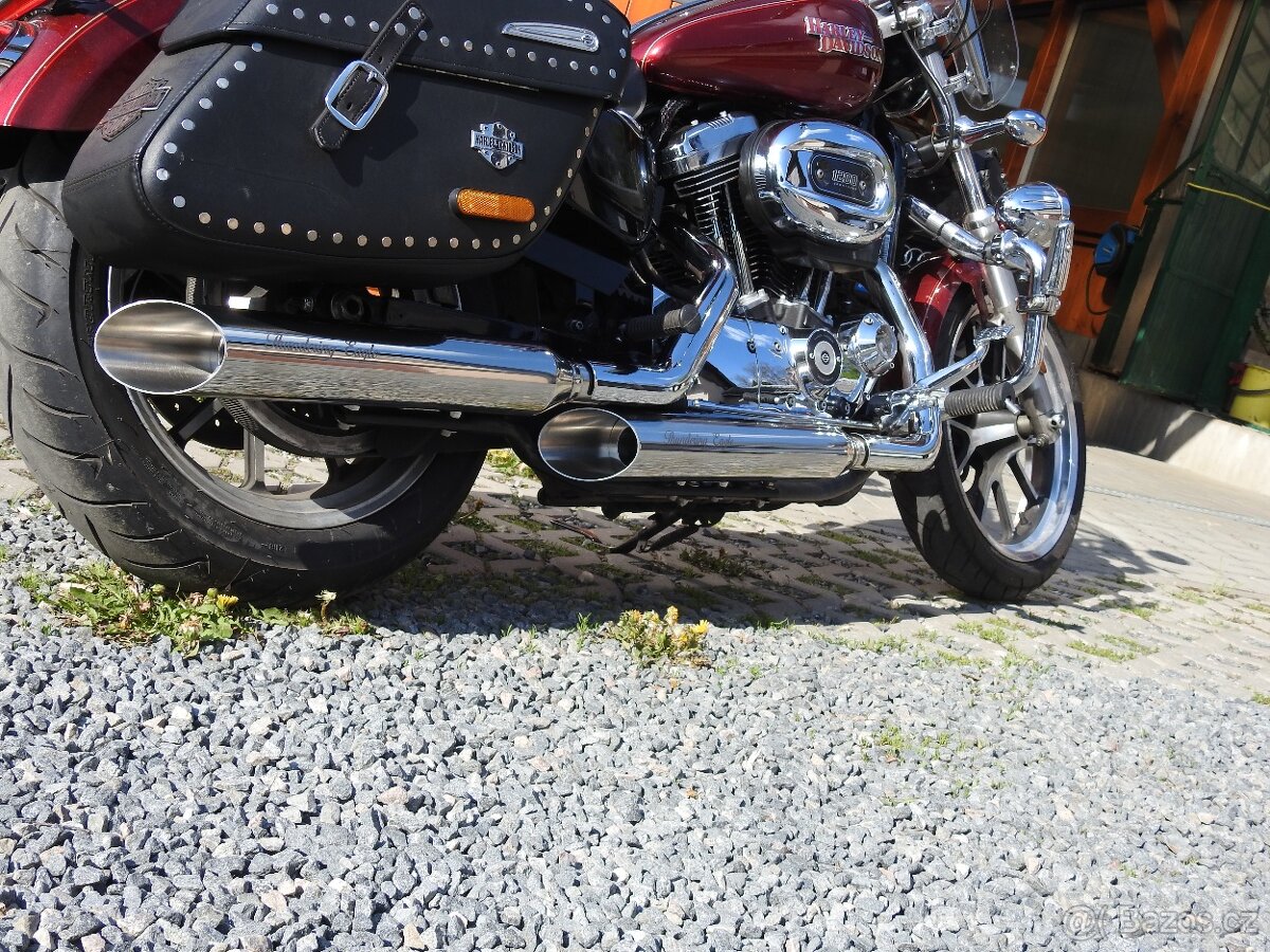 Harley Davidson Nové Nerezové Laděné Výfuky Thundering Eagle - 11