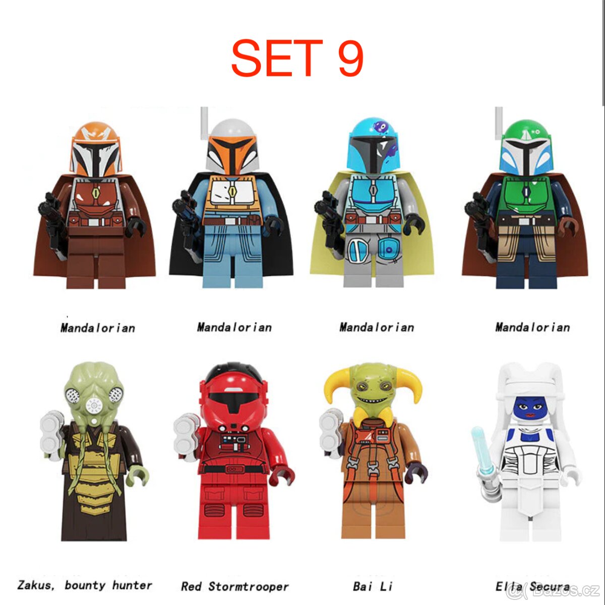 Rôzne figúrky Star Wars 5 (8ks) typ lego - nové - 11