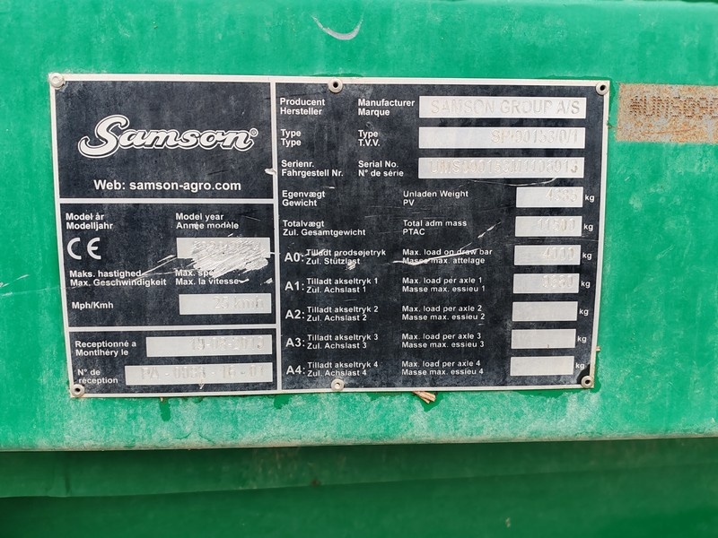 SAMSON SP15 - Rozmetadlo hnoja - 11