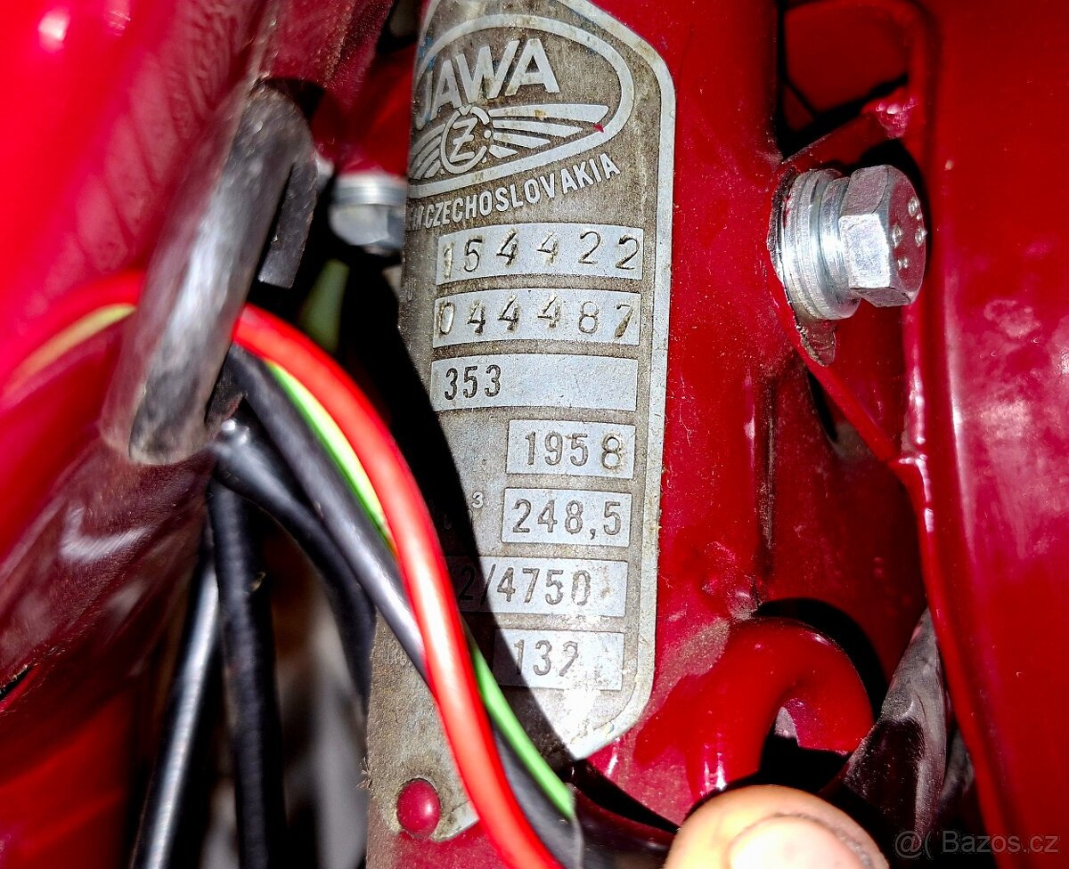 Jawa 250/353 Kývačka 1958 - 11