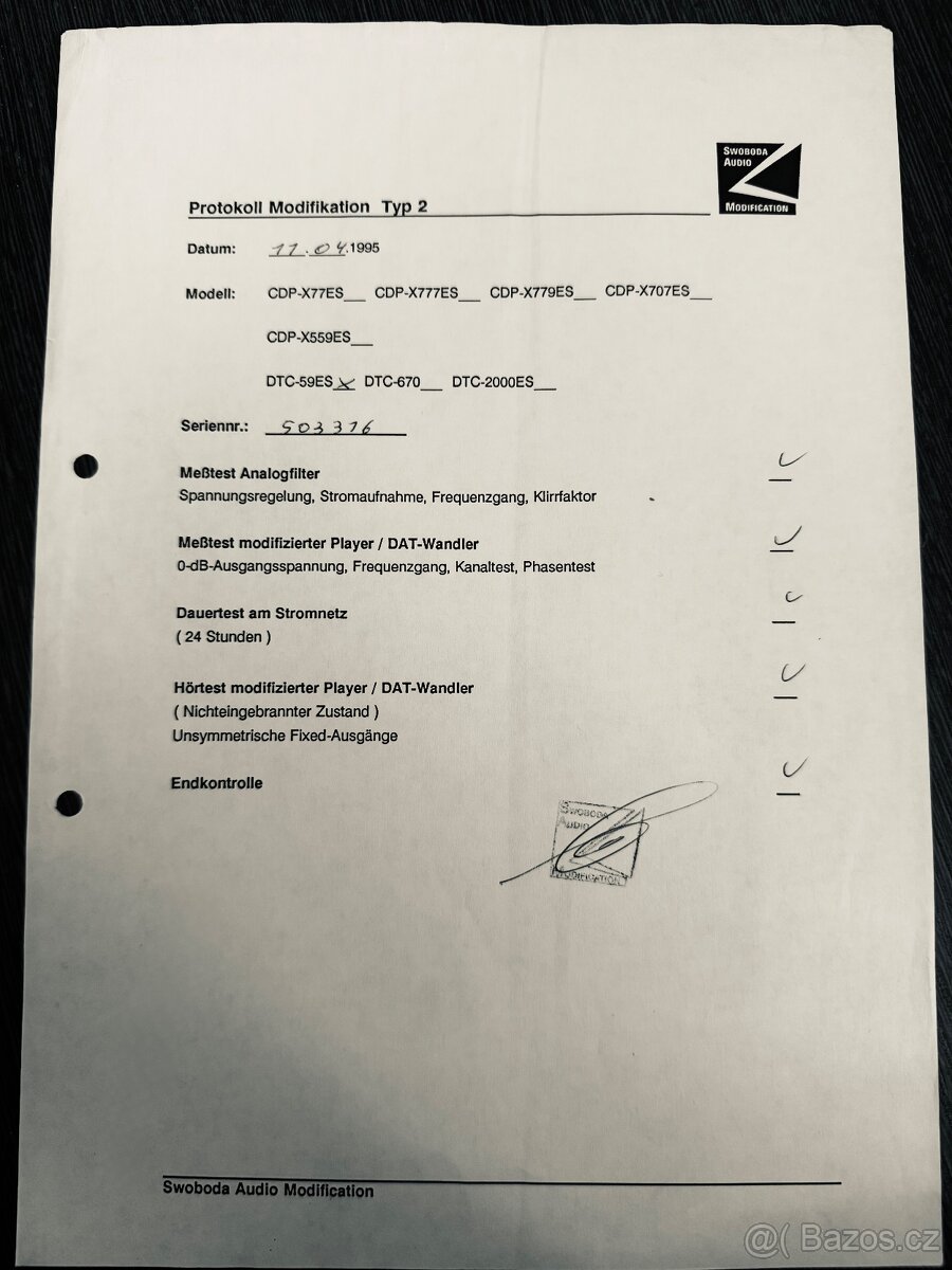 SONY DTC-59ES - SWOBODA Modification Typ 2 - Made in Japan - 11